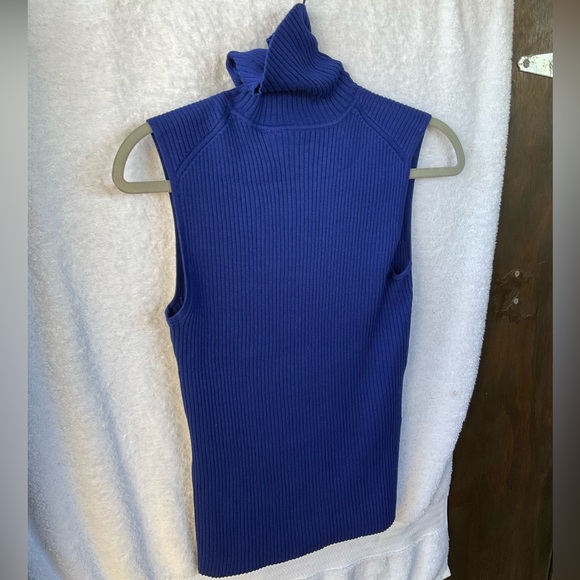 Chico’s Apparel Sleeveless Rib Pullover Galaxy; NWT; M/8 - Picture 5 of 14